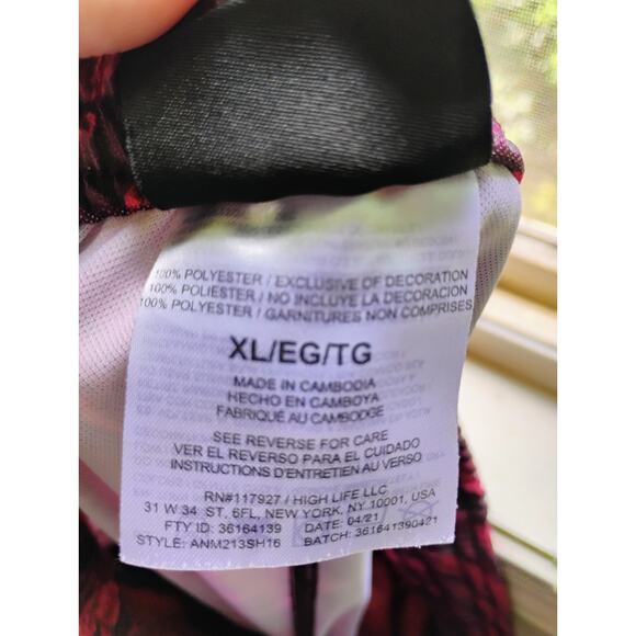 XL Maroon And Black "AND 1" Basketball Shorts. Hip Hop. Rap. Y2k Drawstring. NBA - Picture 13 of 16